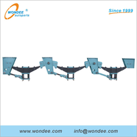 Suspension mécanique robuste à 2 essieux et 3 essieux de type allemand pour semi-remorques et camions